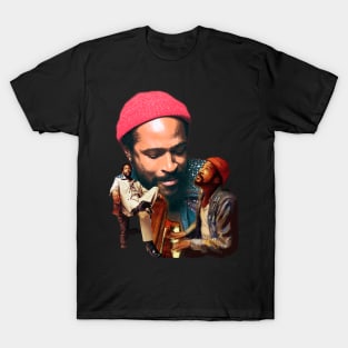 Marvin Gaye - Retro Fade T-Shirt